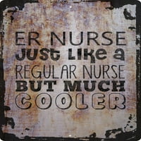 Medicinska sestra poput redovne medicinske sestre, ali mnogo hladnije medicinski posao Bež zidni umjetnički