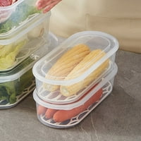 Kontejner za odvod hrane Prozirni plastični hladnjak Organizator za morsku hranu riblje Kukuruzno voće povrća