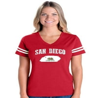 - Ženski fudbalski fini dres majica - San Diego