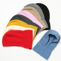 Hladna zimska pletena kapa udobnu zaštitu vrata zagrijavanje šešira hladno-otporna na vjetroelektrane