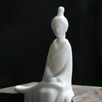 Yoone apstraktna ženska kip Kompaktni kut desničara Ponovna keramička ženska figurica Decor Decor Decor