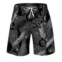 Wozhidaoke muški kratke hlače plus ljetni sportovi 3D kratke hlače Muški ispis Zabavni slobodno vrijeme