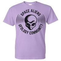 Muški svemir Aliens Ufology Community Y Light Ljubičasta majica Srednje svijetlo Ljubičasta