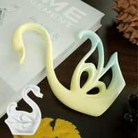 3D Swan smole za svijeće kalupe za životinje Swan Girl Candle kalup lagane smole kalupe za livenje