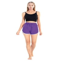 Newway ženske sportske vježbe kratke hlače yoga trčanje plesnih elastičnih pojačala kratke hlače atletska