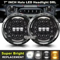 Par LED farovi Hi Lo Beam Halo Drl za Toyota FJ Cruiser 2007-2014