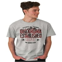 Oklahoma Čvrsta poljoprivredna zemljišta Muška grafička majica Tees Brisco Brends M