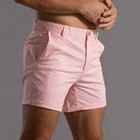 Wozhidaoke muške šorc mens čvrste hlače džepne crtanje labavo brzo suhi sportski trčanje ravne hlače