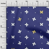 Onuone viskozni dres tamno plave tkanine cvjetni i prekrivajući materijal Ispiši šivanje tkanine sa