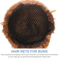 Mreže za kosu za peciva Ženska lepinja pokriva mreže za kosu za žene kosu pokriva slučajni stil