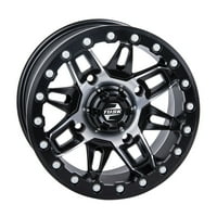 Tusk Wasatch Beadclock Wheel 4. + 3. Machined Black za Polaris RZR XP Jagged EPS 2013