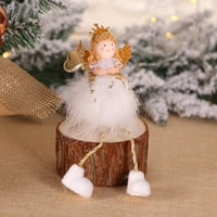 Božićni gnomi božićni ukrasi poklon santa claus snjegovička igračka lutka vise božićne ukrase drhtavo