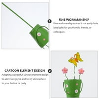 Bonsai Toppers Iron Flowerpot ukrasi vrtna pribor Slučajni obrazac