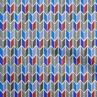 Onuone Rayon srednje plava tkanina Geometrijska DIY odjeća za preciziranje tkanine Tkanina od dvorišta široko