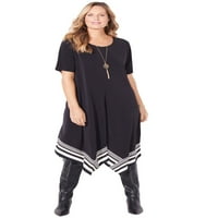 Catherines Women's Plus size Stroneywood Stripe haljina