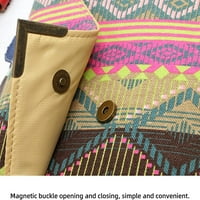 Torba sa čepovima Cocopeanut-a za žene za žene savijene torbe za etničko stil presavijene platnene torbice