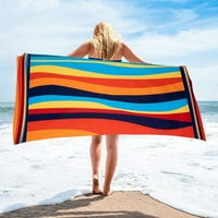 Ručnik ekstra veliki ručnik za plažu od mikrovlakana ultra lagani boemski uzorak kupatilo ručnik sa