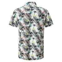 Muške hawaian majice Regularna FIT Ljetna majica Grafički ispisano Active odjeća za muškarce Kratki
