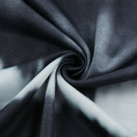 Ženski pulover V-izrez modne kravato kratke rukave Duljina koljena