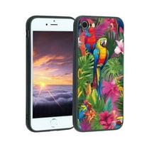 Kompatibilan sa iPhone telefonom, živopisnim-tropskim papagajima - Silikonska futrola za silikon za