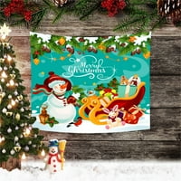 Božićna tapiserija Božić pozadina pozadinskih zidova prekrivajući tapiserije za zabavu dnevni boravak