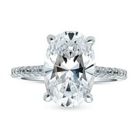〖Hellobye〗 modni kristalni vjenčani angažman dijamantski prsten bakreni prsten