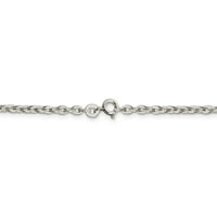 Čvrsti sterling srebrni lanac kabela 16