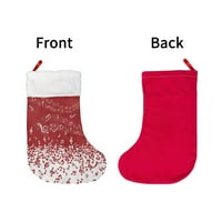 Vodetik Store Božićne čarape Mantel Dekoracije Kućne potrepštine za zabavu i dječji pokloni