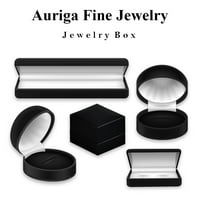 Auriga Sterling srebrna rodijumska dijamantska i tanzanitna narukvica za žene