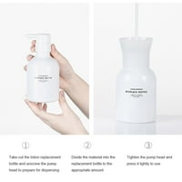 300 500ml Korisni sanitetni sanitetni plastični šampon za tuš kabina za pjeskačicu sa sapunom sa sapunom sapuna za sapun za sapun tekuća bijela 500ml
