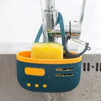 Šuplji viseći sudoper za odvod Košarica za odvod nosač alata za kupatilo Podesiva silikonska košarica košara za pošiljke za pošiljku za skladištenje SPOOND