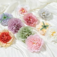 Fule Peony veštački ružili svilene cvijeće za vjenčanje ukras DIY vijenac