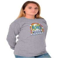 Smurfette Sassy Classy Smurf Rainbow majica s dugim rukavima Brisco Brends 3x