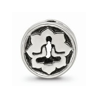 Jewels Sterling Srebrna refleksija Yoga Lotus perla