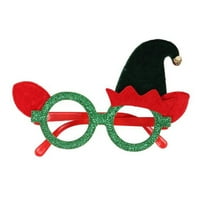 Tarmeek Božićne ukrase unutarnjeg božićne ukrase za odrasle djeca crtane zabavne naočale okvira atmosfera