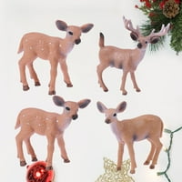 Simulirani divlji jelen model domaćin božićne dekor igračke poklon nastavni alati za djecu kućni ukras
