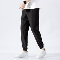 Muške pantalone Muške zaštitne hlače Labavi ledene svilene čvrste sportove hlače za muškarce rade casual