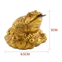 Novac Frog Coin Toad Decoration Chinese Feng Shui bogatstvo Lucky Frog za kućni uredski dekor, dobar