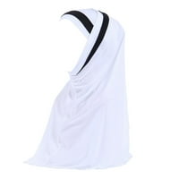 Hupta bejzbol kapa za žene hidžab dvostruka petlja kliznu na šal povucite preko krepe prikladne šal marame