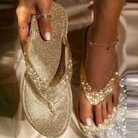Flip flops za žene djevojke tobojne sandale - Ljeto Dressy Bohemian Travel Ravne sandale slatke ljetne cipele sa otvorenim nožnim cipelama