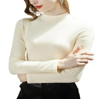 Avamo dame majica Osnovni sloj tunika bluza Turtleneck donje rublje Na vrhu rada Slim Fit majica casual