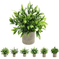 Umjetne biljke lažni bonsai zeleno malo drvo za poklone za uređenje kućnog ureda