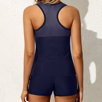 Tankini kupaći kostim za žene Modni plivanje Tržni kontrolni vrh s kratkim kostima za kupanje