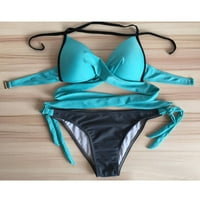 Yubnlvae bikini podstavljeni kupaći kostimi za kupaći kostim set za kupanje ženske grudnjake kupaći