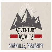 Starkville Mississippi suvenir Frižider Magnet Avantura čeka dizajn