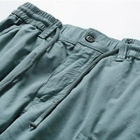 Ljetno casual muški muški ljetni čvrsti na otvorenom casual ima džepove crtežnica Sportske kratke hlače