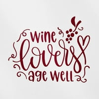 Prozirne naljepnice za ljubitelje vina starosti dobro-premium vodootporne vinilne naljepnice za prijenosna