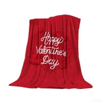 Super mekan udoban krevet pokrivač od runa Bacite Valentinovo Ljubav Heart 39 × 49 Fuzzy plišani lagani