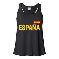 Idi na ekipu Španjolska Španjolska Espana Pride bez rukava vrhunska majica MENS WOGE Flowy opremljena