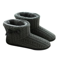 Fangasis dame papuče ženske kučne čizme nove pletene zimske tople FAU krznene čizme veličine 4,5-8